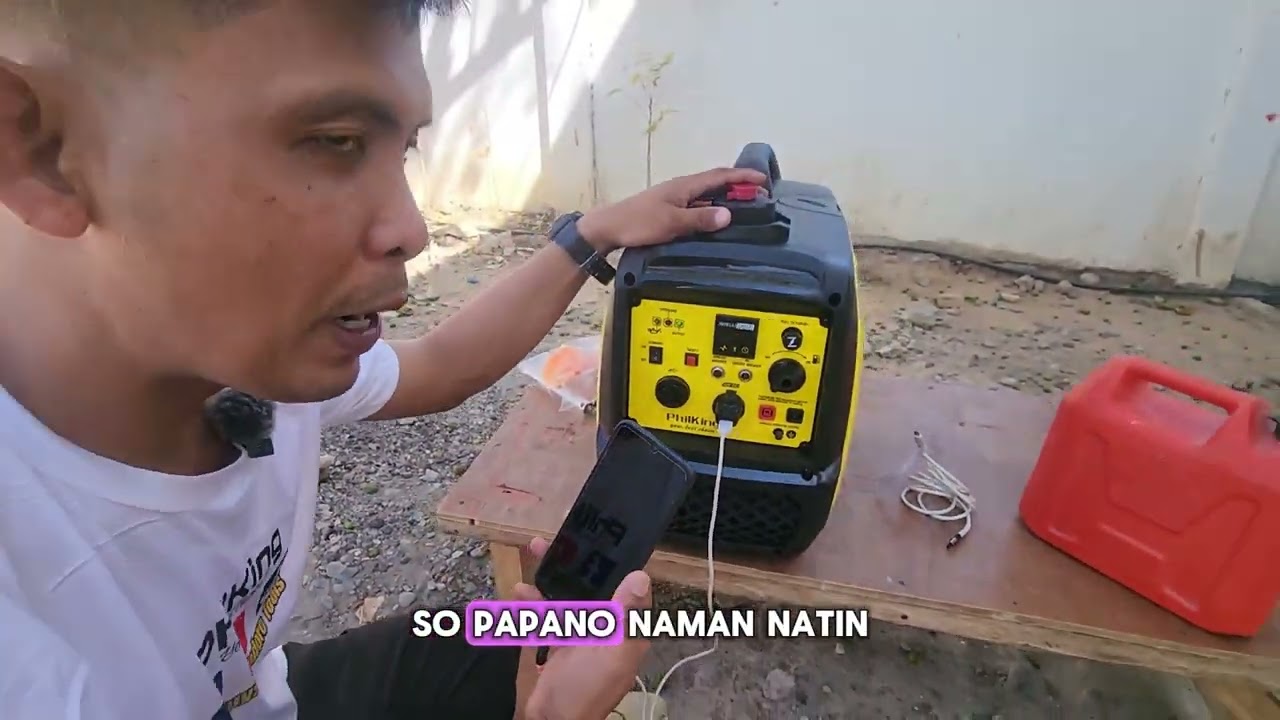 PHILKING PK2300i inverter silent generator bound to iloilo. Matipid sa Gas at kaya ang 1HP na AC!!