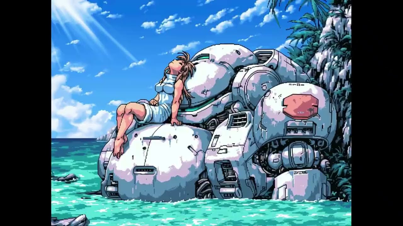 PC-98 Retro Sci-Fi Pixel Style | AI Practice