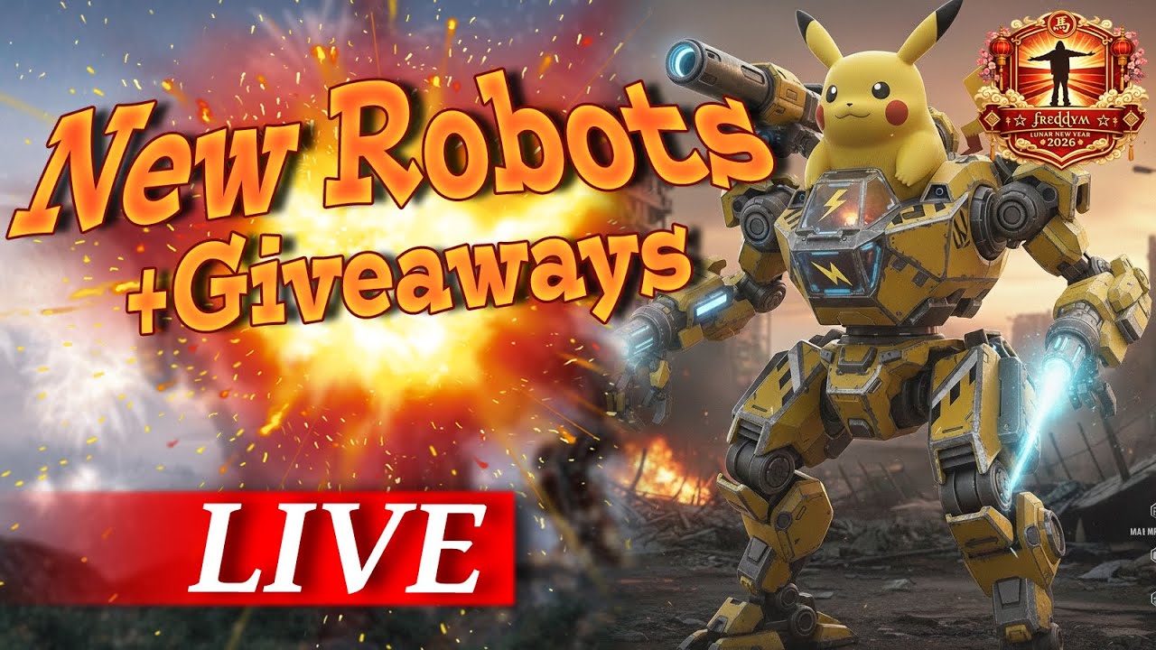 Your New Robots + Giveaways - War Robots
