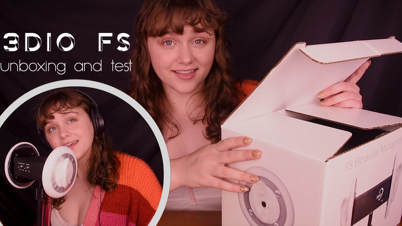 ASMR распаковка 3DIO FS МИКРОФОНА + тест микрофона! (тихий голос + шёпот)