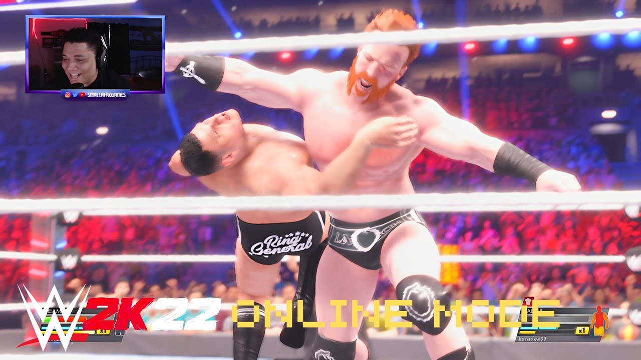 THIS GUY CURSED ME OUT IN GAME CHAT THE ENTIRE MATCH - WWE 2K22 Online