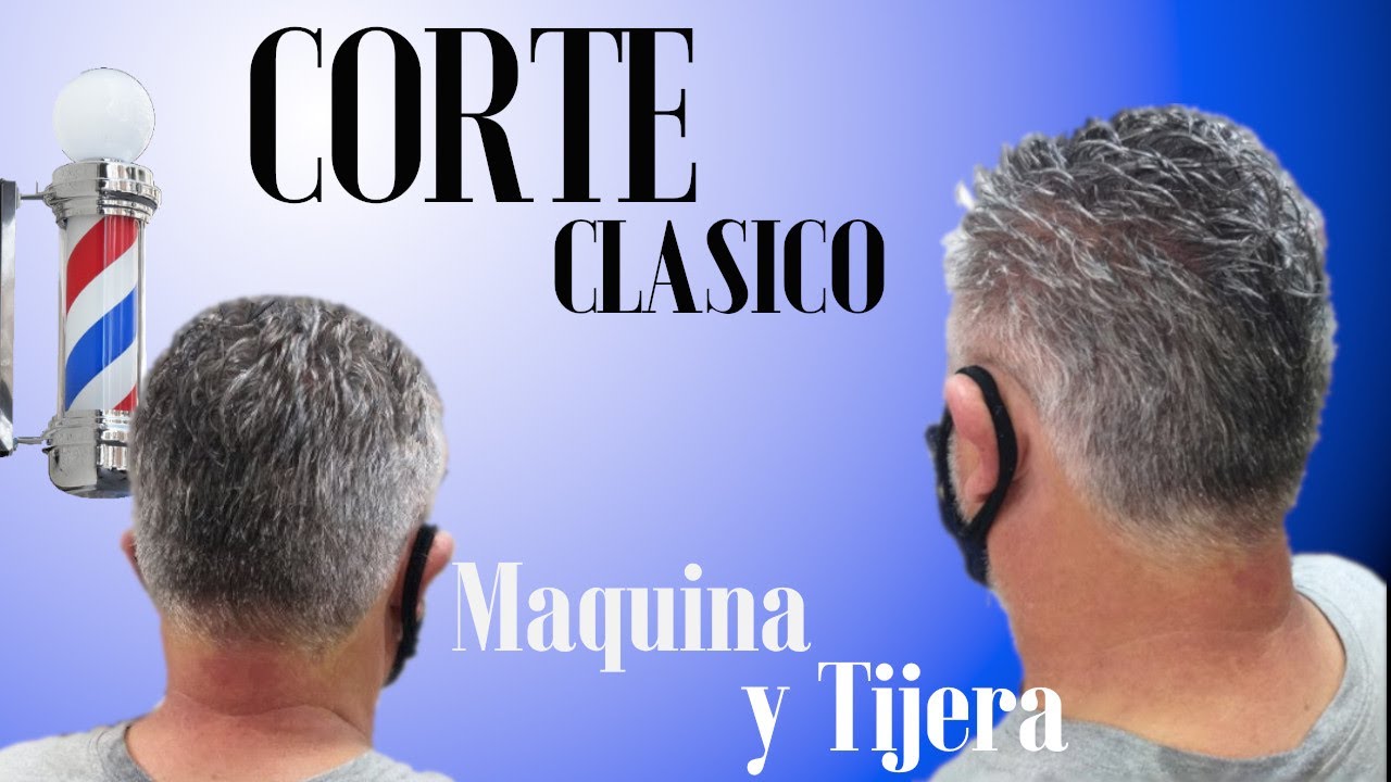 ✂️corte clasico masculino con maquina, corte tradicional de hombre con maquina ✂️
