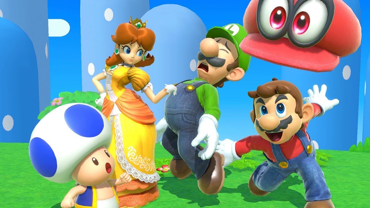 Super Mario 8-Player Battle - Super Smash Bros. Ultimate