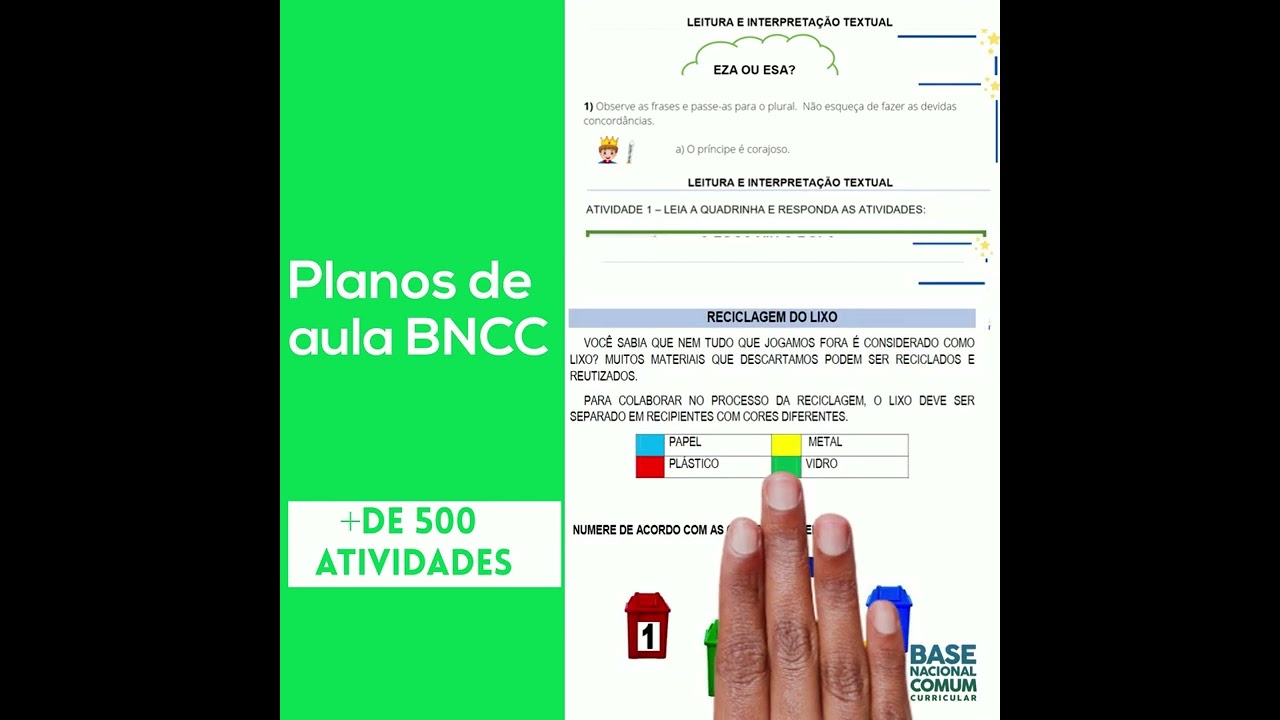 Plano de aula 1º ao 5º ano