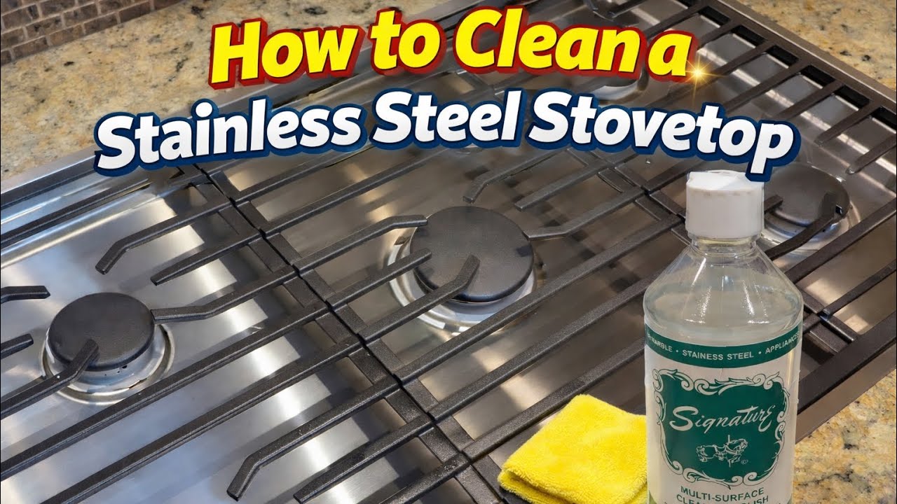 How to Clean My Wolf or any Stainless Steel Stovetop (Ultimate Guide)
