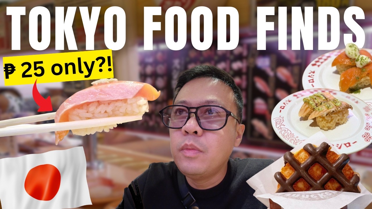 Must-Try in Japan: Sushiro Sushi + MANNEKEN and GotChance Vending Machine Surprise! JAPAN VLOG 2025