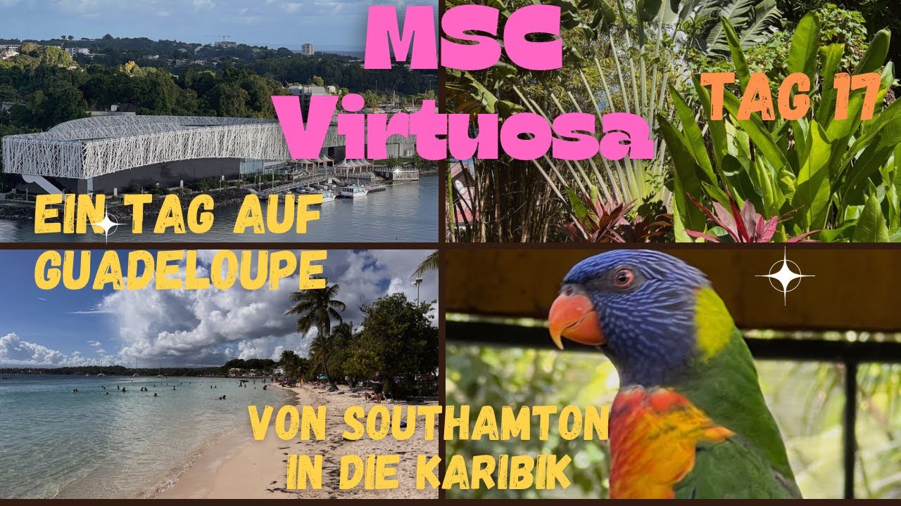 Guadeloupe mit der MSC Virtuosa - 1 Tag auf der Schmetterlingsinsel