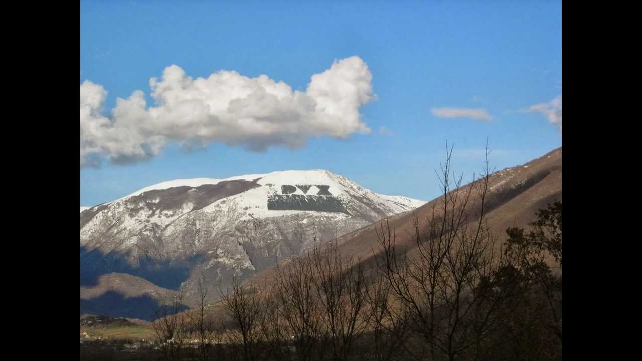 Antrodoco (Rieti) Chiesa S. Maria Extra Moenia - Monte Giano (in passato monte DUX monte del Duce)