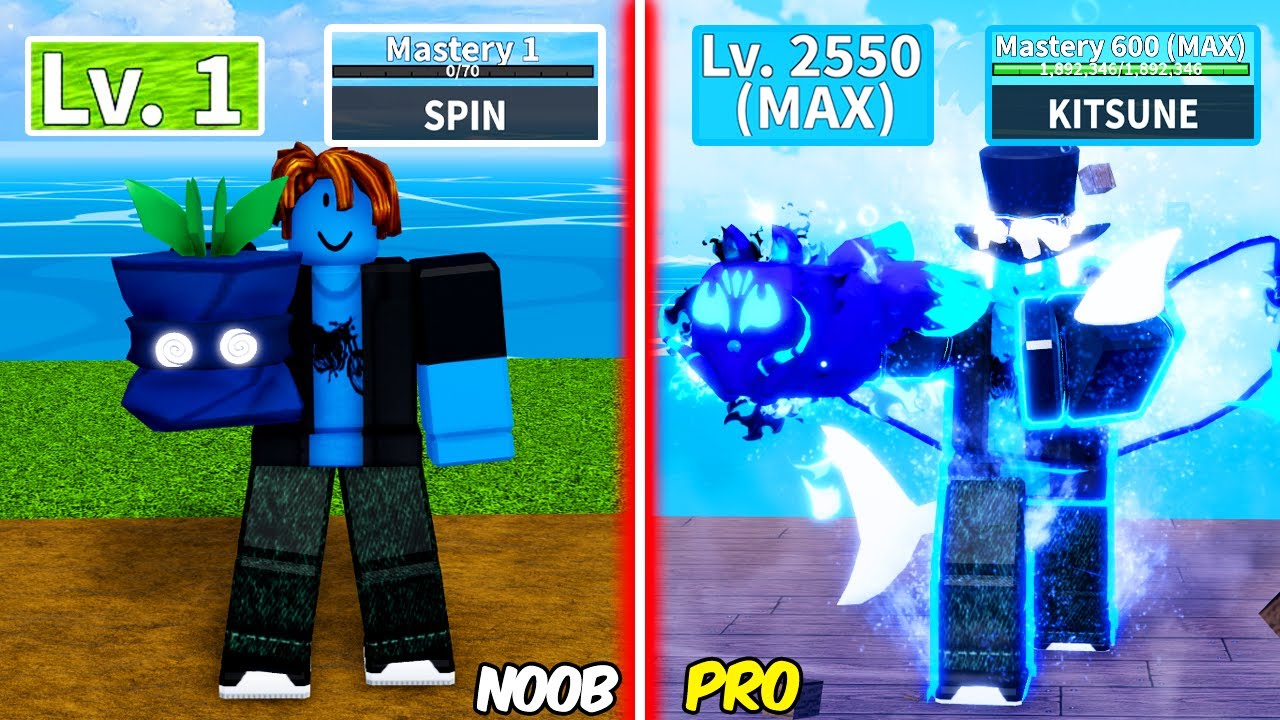Level 1 to Max Level as Blue Bacon using only Blue Devil Fruits | Unlocked Full Gear Shark V4 & P2W