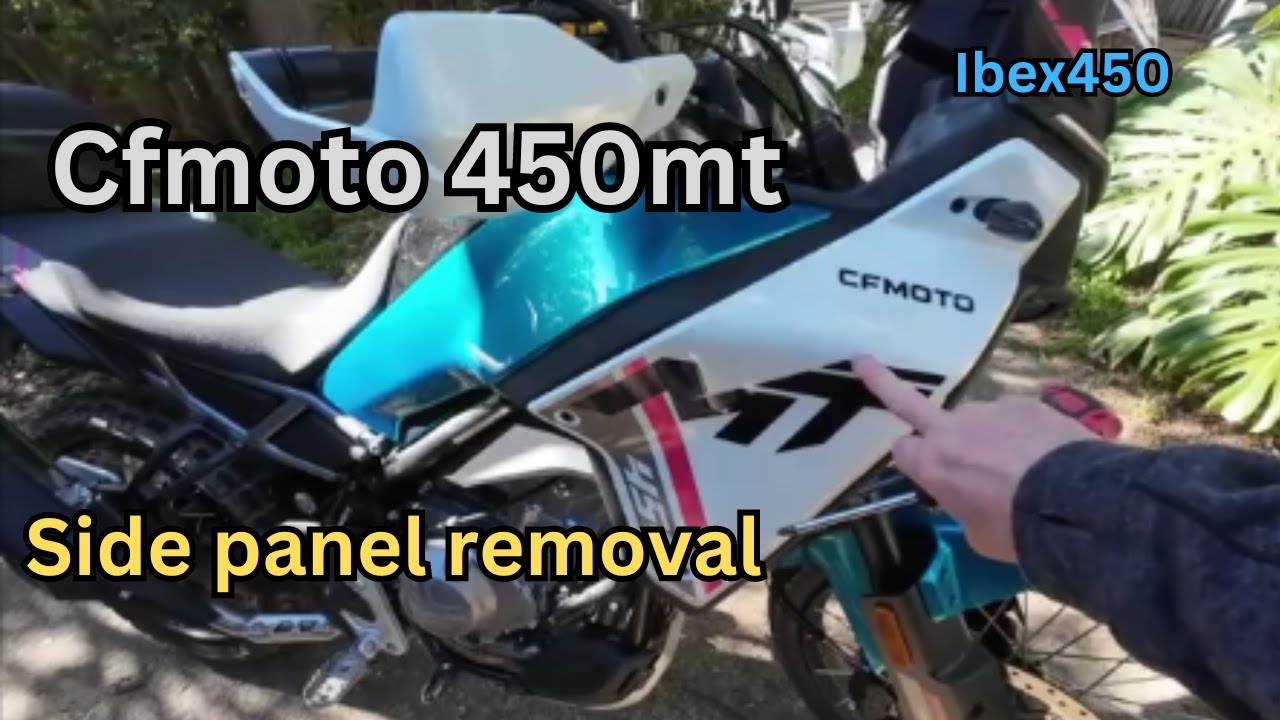 Cfmoto MT450 | side panel removal and re install
