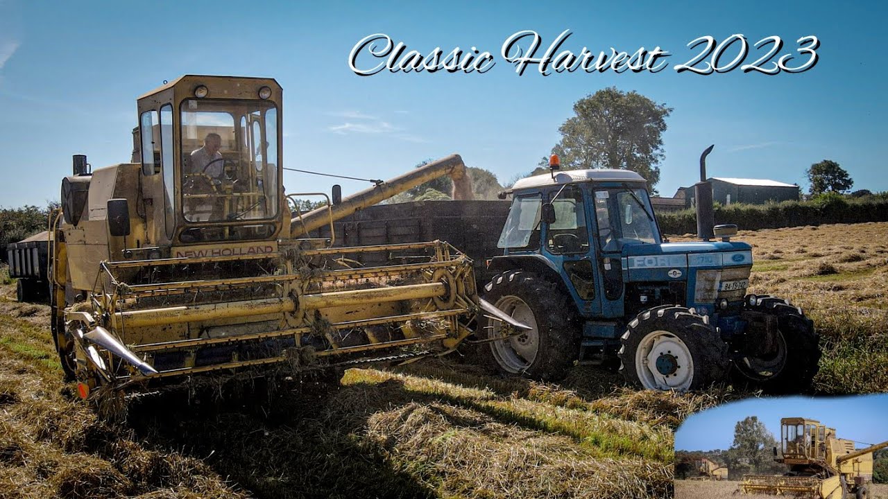 Harvest 2023 - Classic New Holland Clayson 1545 & 135 - Ford 7710 - Old School