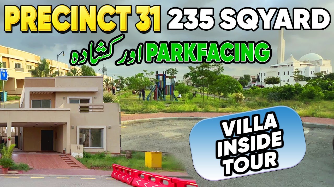 Precinct 31 235 Sqyard Bahria Homes Inside Tour || Parkfacing & Semi Corner || Bahria Town Karachi