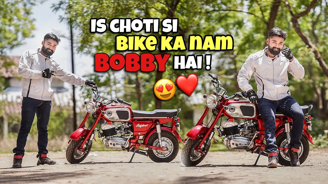 Mini CUTE Bike🤩 RAJDOOT BOBBY(GTS 175) 1974 | 3 Gears | 175CC | Fully Restored ❤️