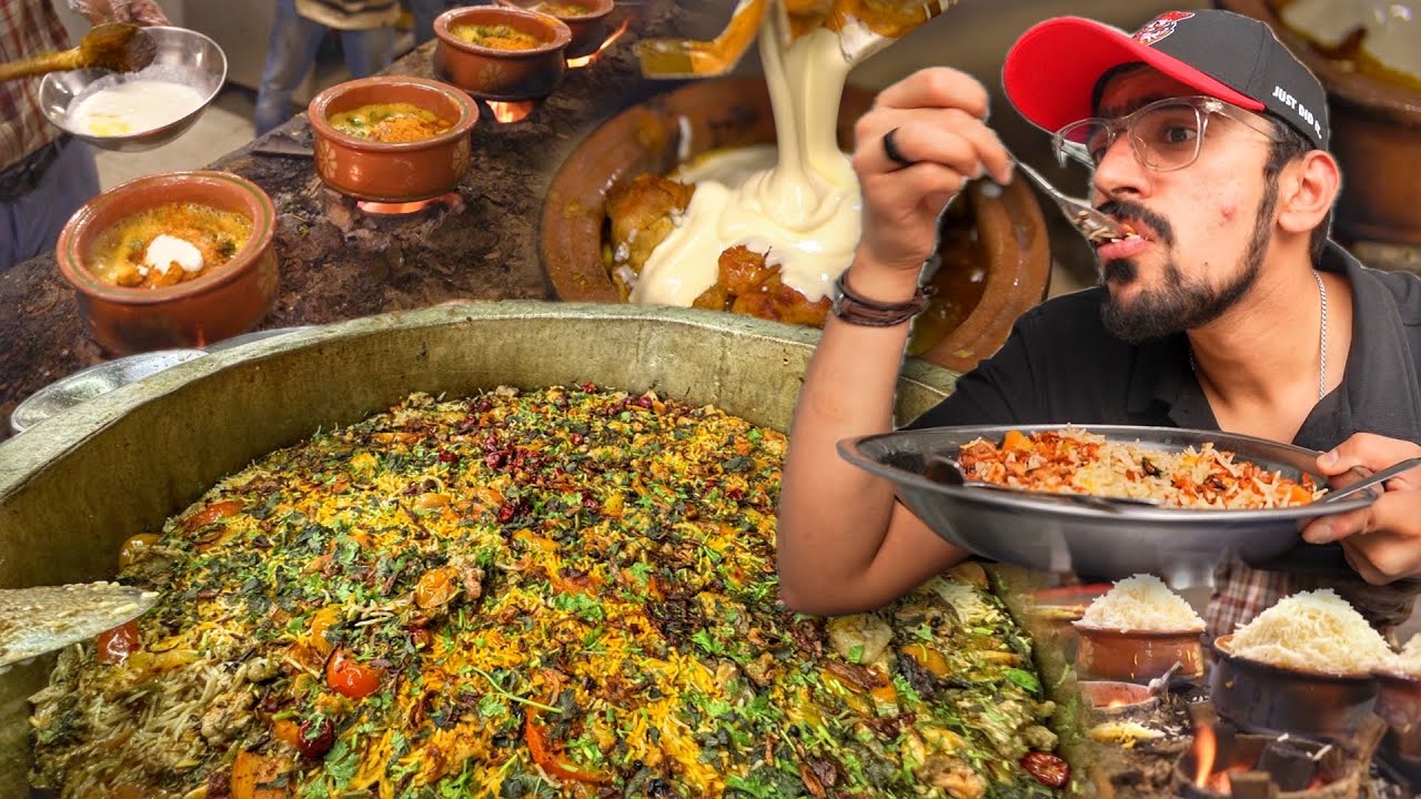 HYDERABAD STREET FOOD TOUR - OverNight Pulao & Creamy Handi