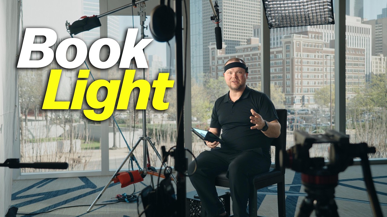My Book Light for Interviews | Aputure 1000c
