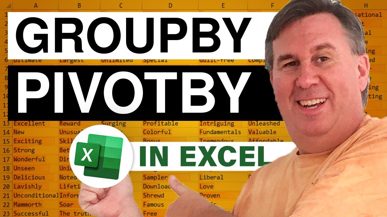 Excel — первый взгляд на удивительные функции «GroupBy», «PivotBy», «PercentOf» — 2633