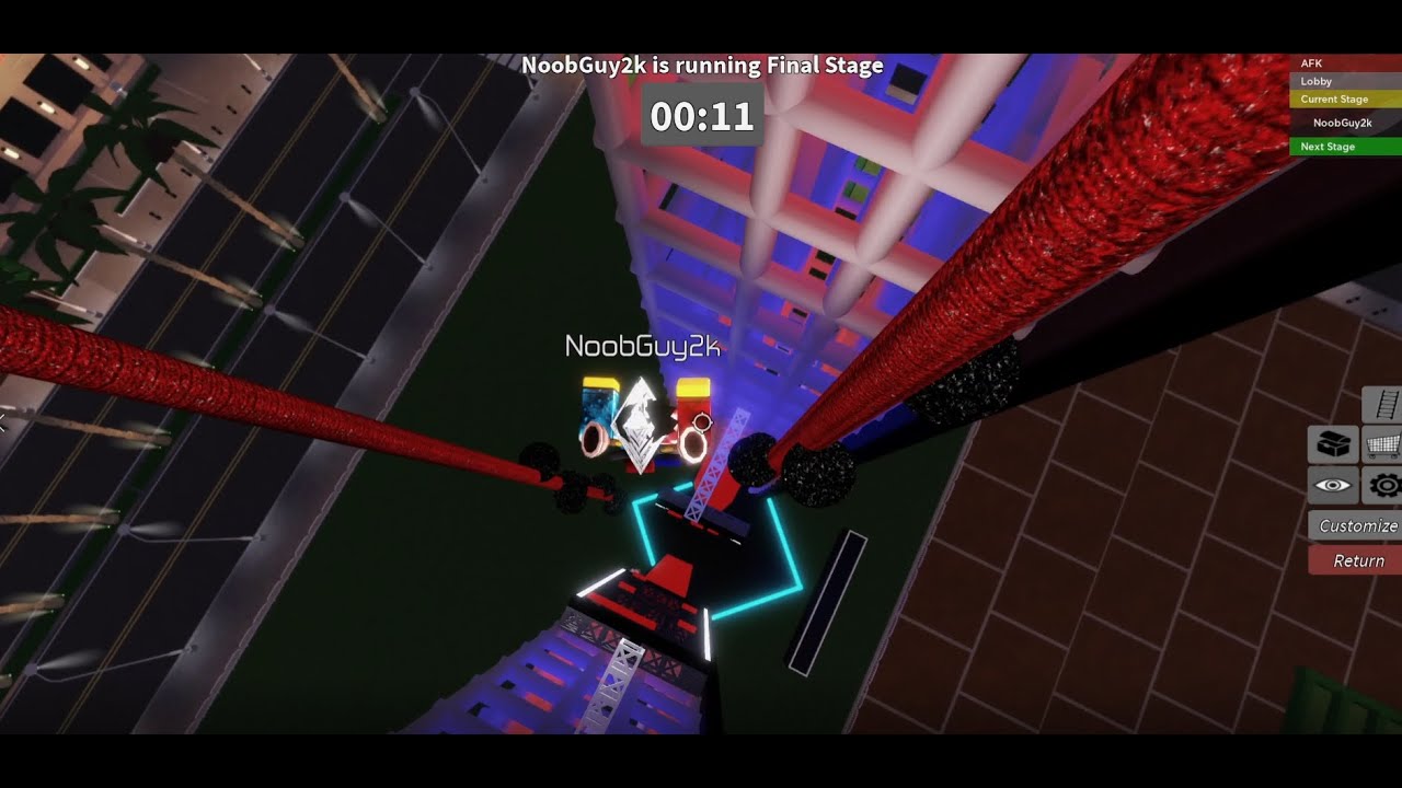 Roblox Ninja Warrior Evolved [Expert] Perfect Run (REUPLOAD FOR BETTER QUALITY)