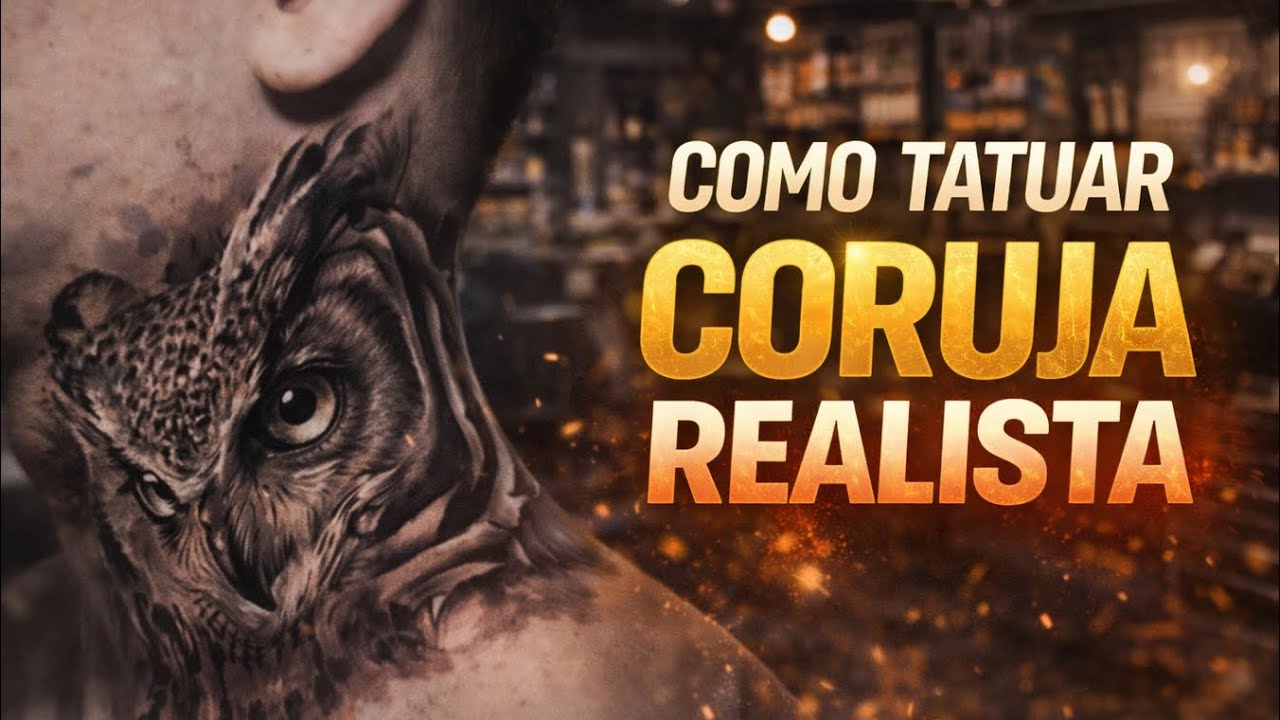 COMO TATUAR CORUJA REALISTA