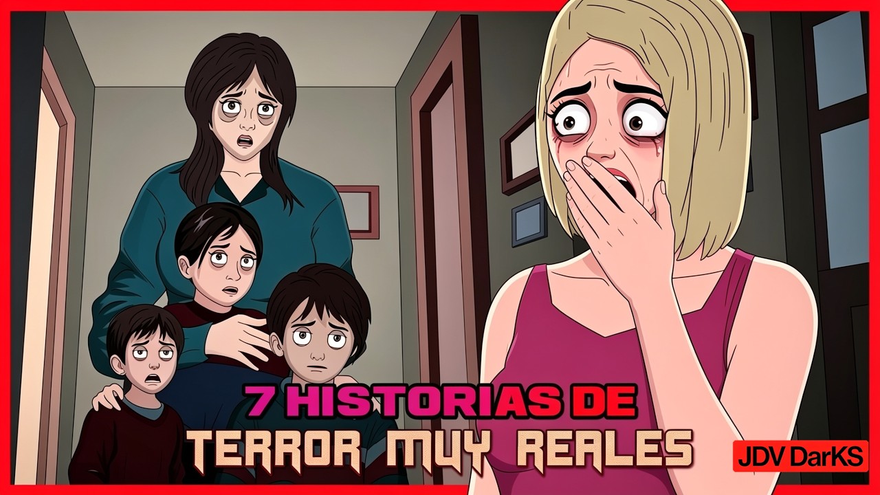 7 Historias Terroríficas y de PESADILLA Jamás Vistas -  Terror Animado