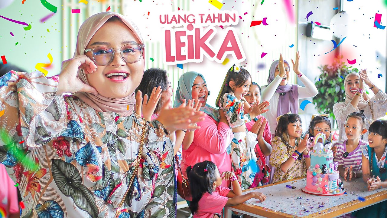BUNDA MERAYAKAN ULANG TAHUN LEIKA 🎉 BIKIN PESTA BIRTHDAY MERIAH DI ODDISH BARENG YOUTUBER!