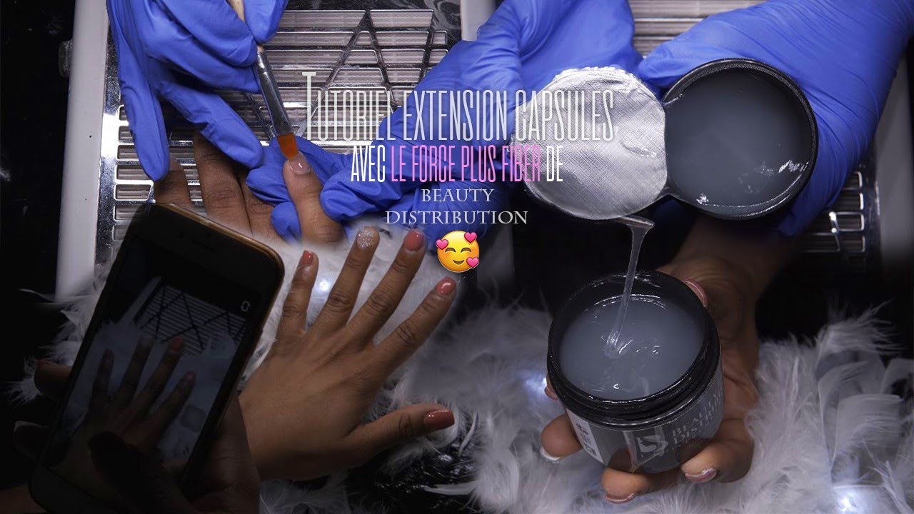 TUTO - EXTENSION CAPSULES (POSE COURTE) 💅🏽 Avec le Force Plus Fiber de Beautydistribution 😍🔥
