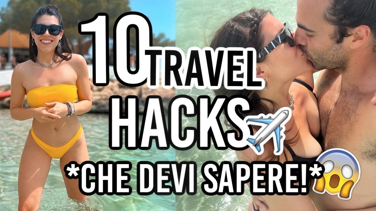 10 TRUCCHETTI DA SAPERE QUANDO VIAGGI!✈️ | Adriana Spink