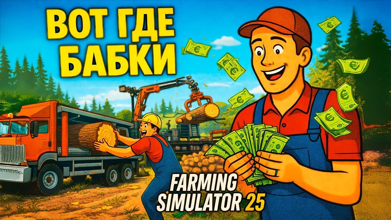 СЛУЧАЙНО НАШЛИ ВЫГОДНЫЙ СПОСОБ ЗАРОБОТКА (FS25)