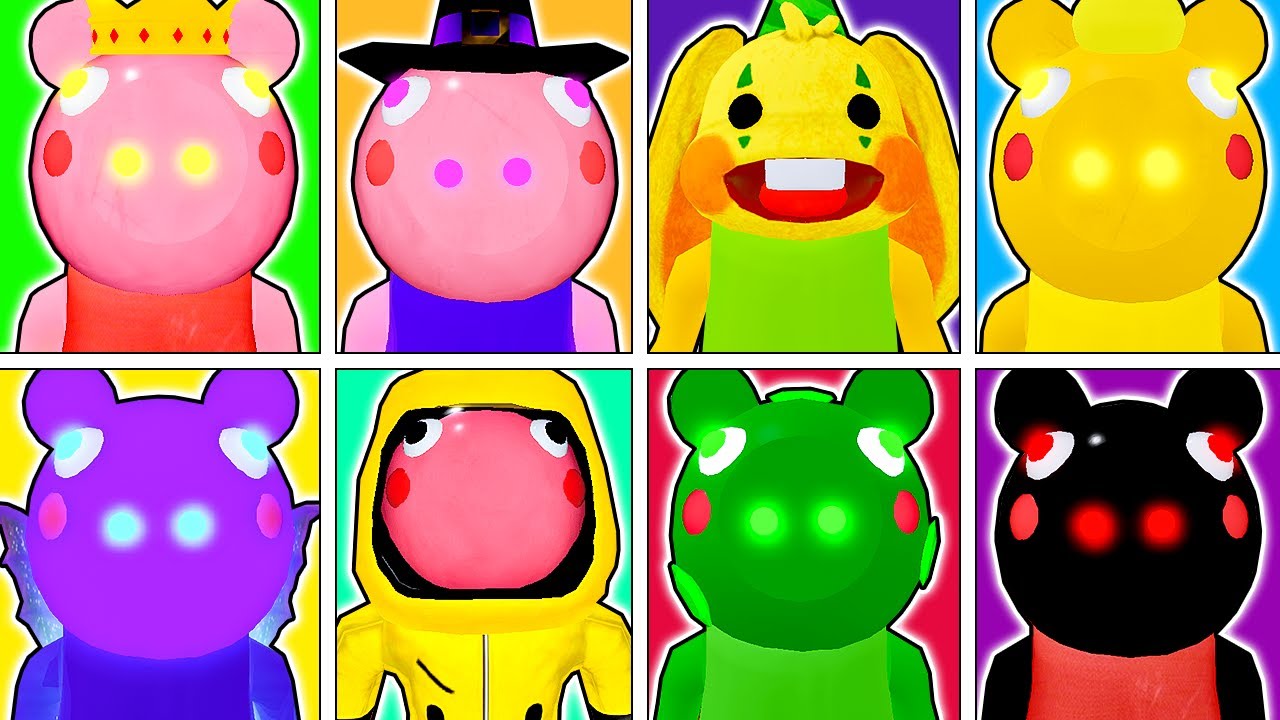 ROBLOX PIGGY *NEW* FIND THE PIGGY MORPHS! (ALL NEW PIGGIES UNLOCKED!)