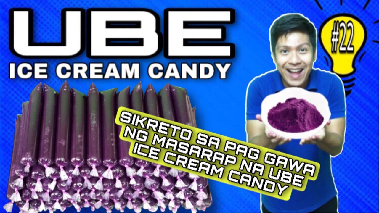 SOFT UBE ICE CANDY WITH COSTING | ISA SA PINAKA MASARAP NA UBE ICE CANDY | IDEAng PINOY TV #22