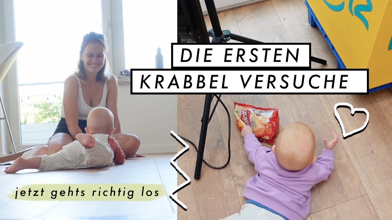 Die ersten Krabbel Versuche + Ihr könnt uns treffen | MANDA Vlog