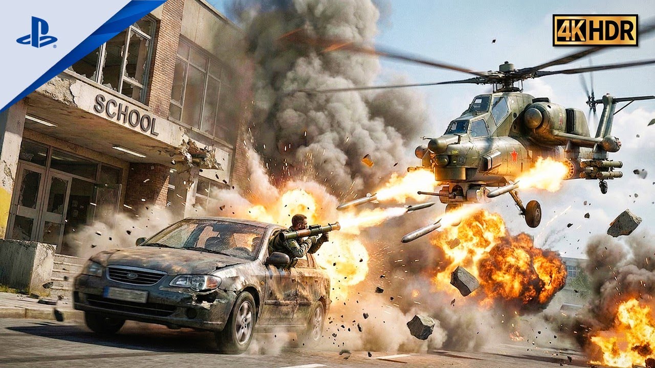 Battlefield 4 в 2026 году выглядит ПОТРЯСАЮЩЕ! 😱 Миссия в Баку - Ультрареалистичная графика (4K)
