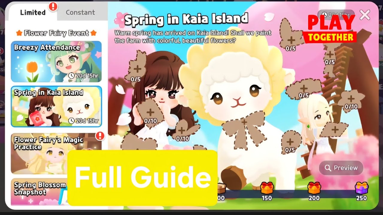 [PlayTogether] Spring on Kaia Island Full Guide Event 