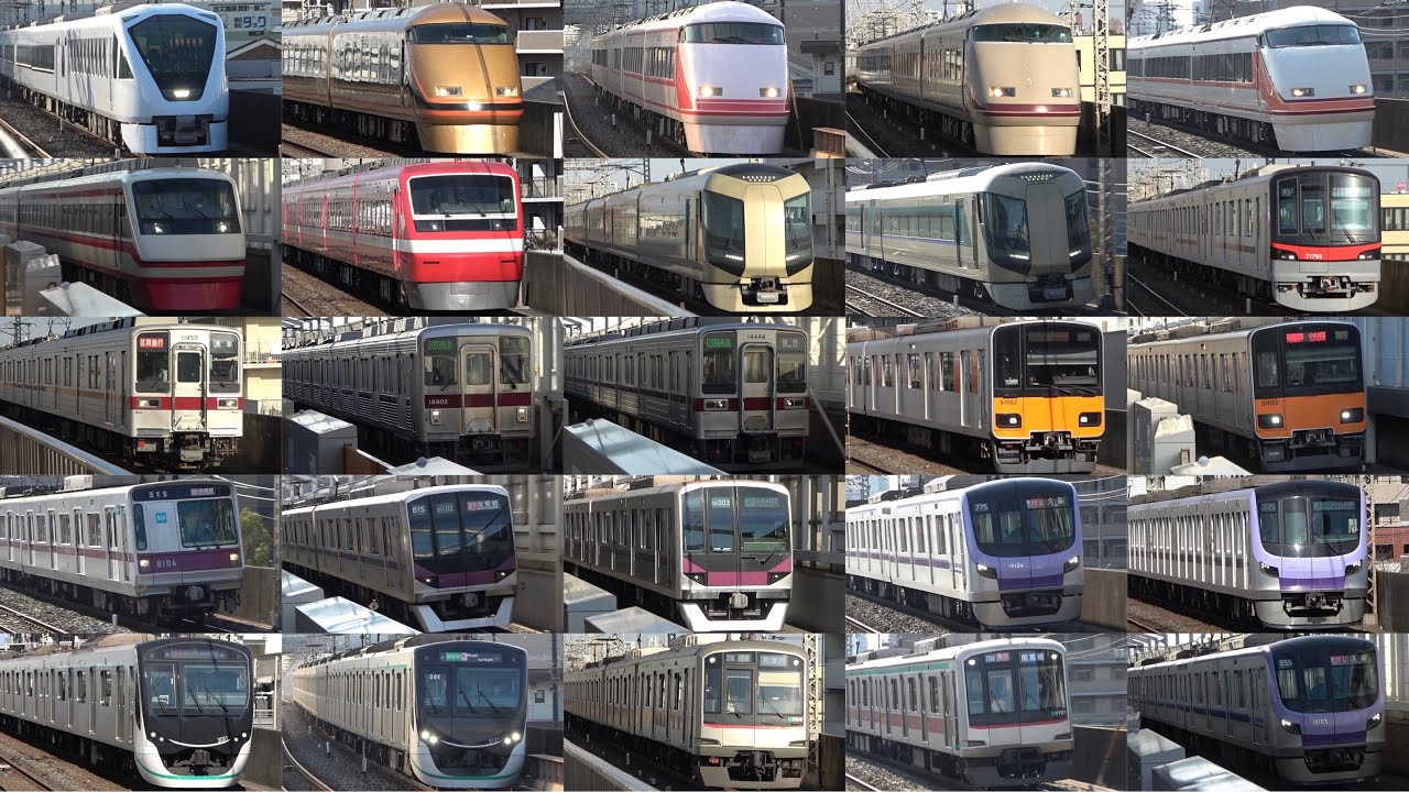 【ジョイント音が最高すぎる！】複々線を駆け抜ける東武スカイツリーライン　速度付き高速通過集