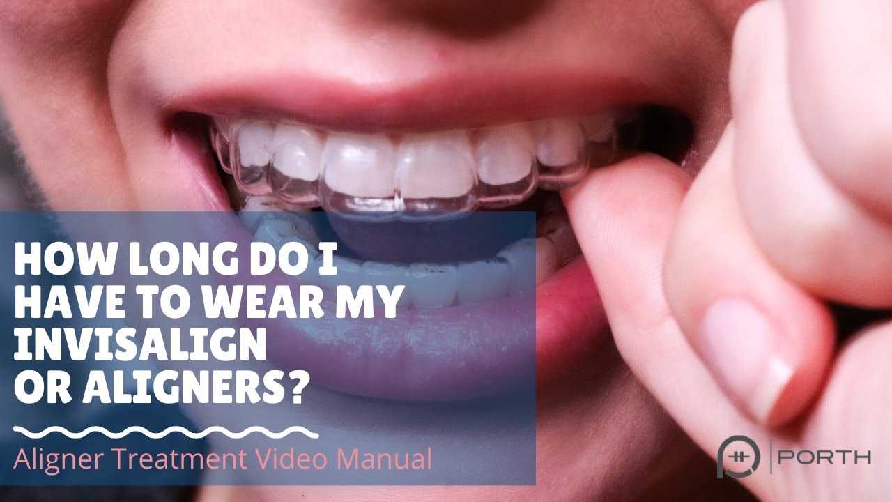 What is the average clear aligners or Invisalign wear time?