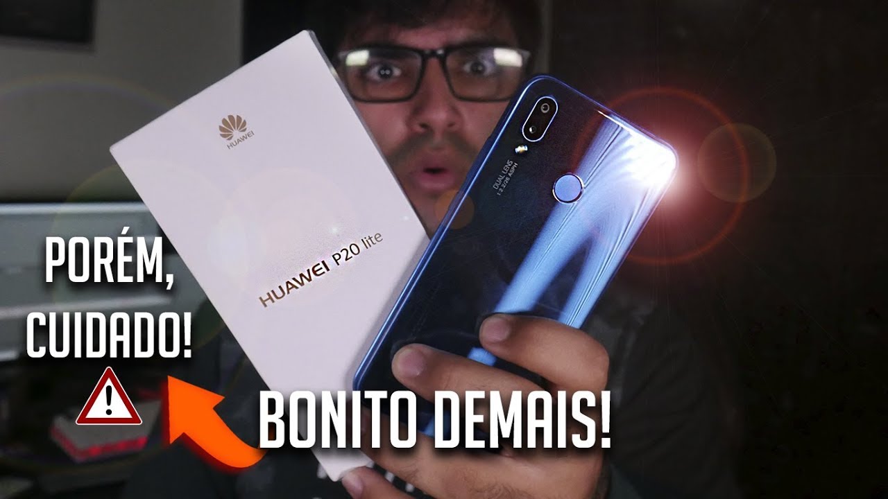 Huawei P20 Lite -  OLHA ESSE DESIGN! Um intermediário que tinha tudo pra ser Bom! | Impressões