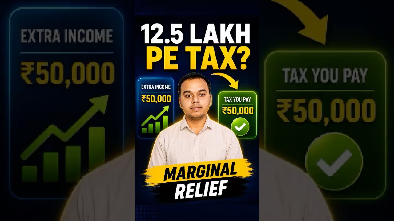 12.5 Lakh Salary = ₹50,000 Tax? 🤯 New Tax Regime Explained | Marginal Relief & Tax Slabs 2026