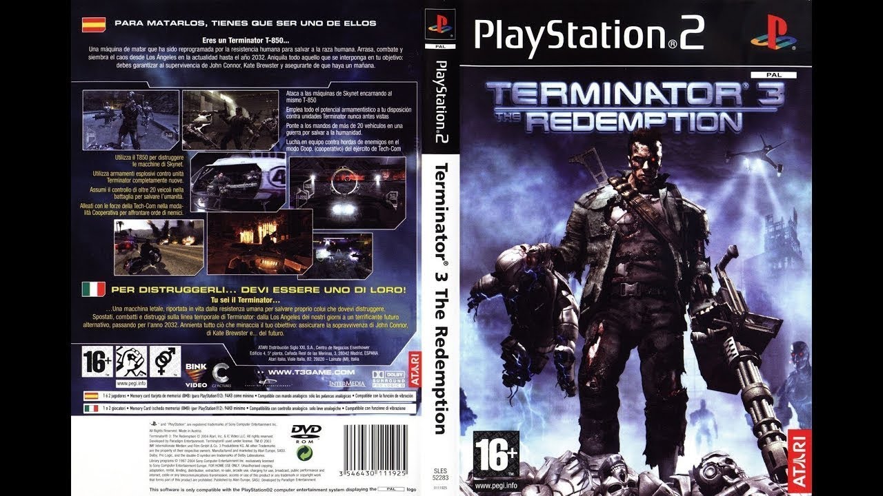 Прохождения: Terminator 3 Redemption (PS2)