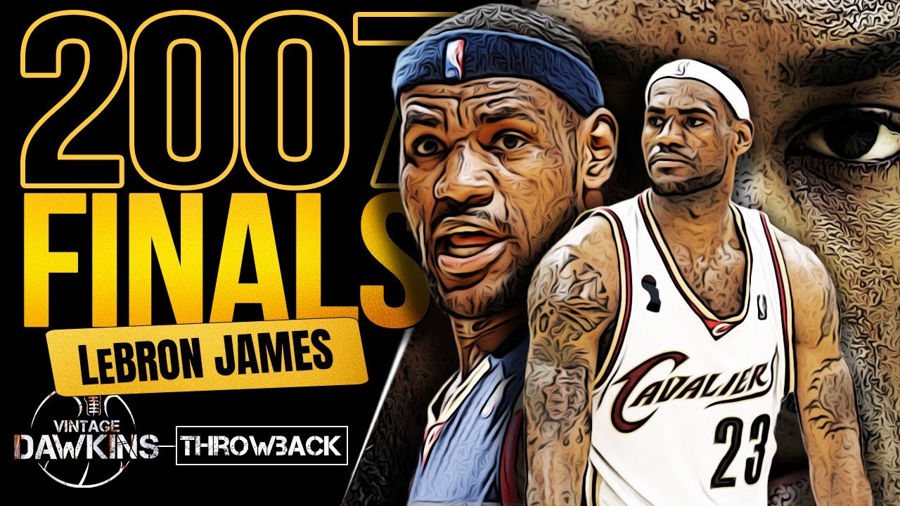 LeBron James Full Highlights OF 2007 NBA Finals vs Spurs | 1st Finals | VintageDawkins