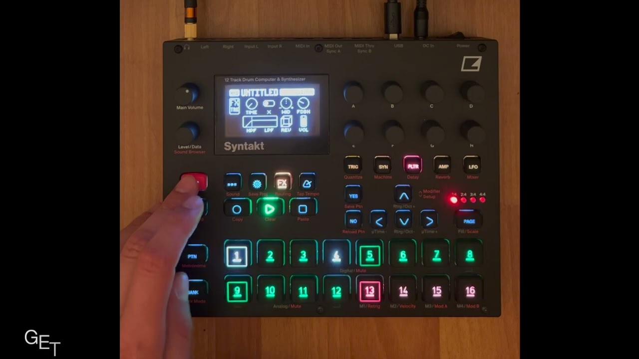 Elektron Syntakt Transition Trick