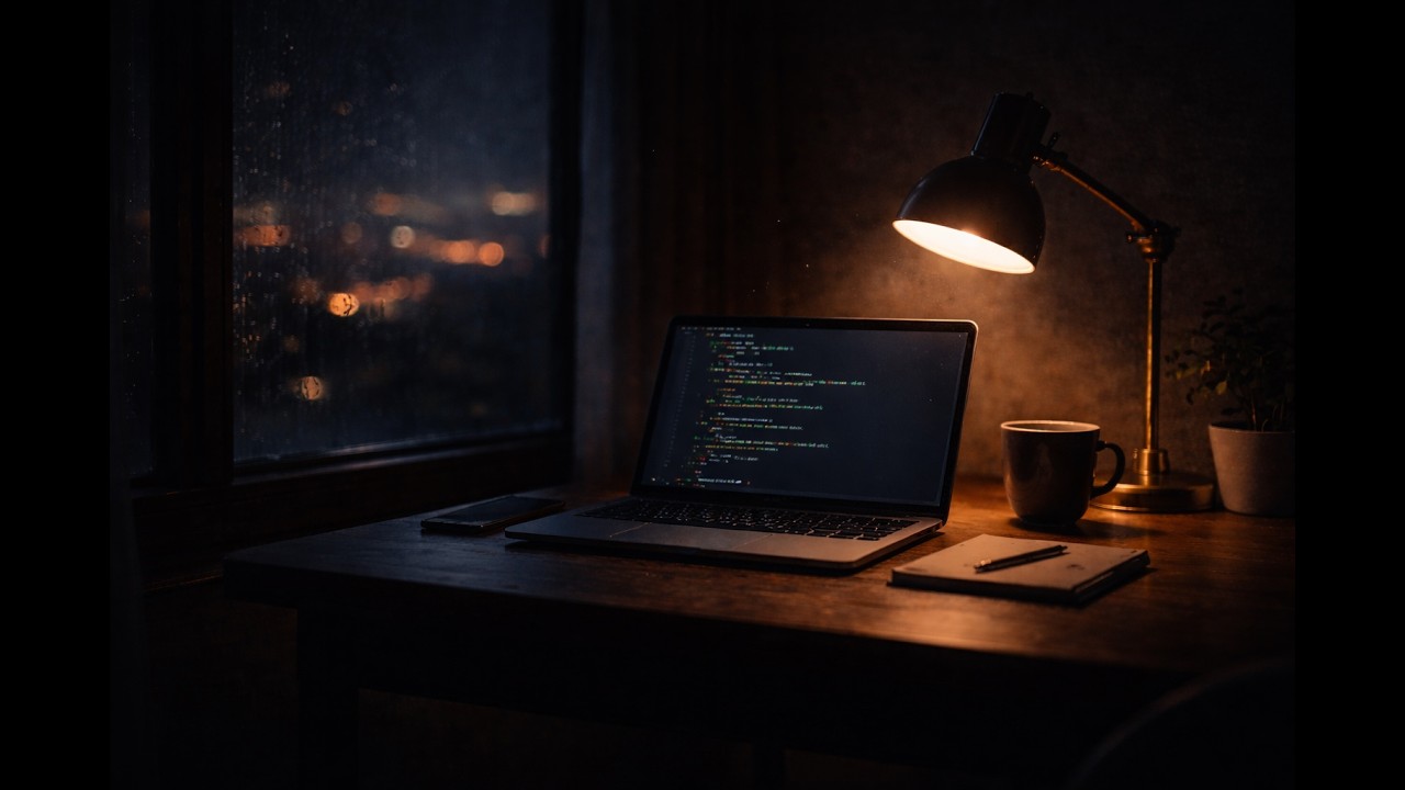 Late Night Coding Music – Ambient Focus for Programmers 30 Minutes