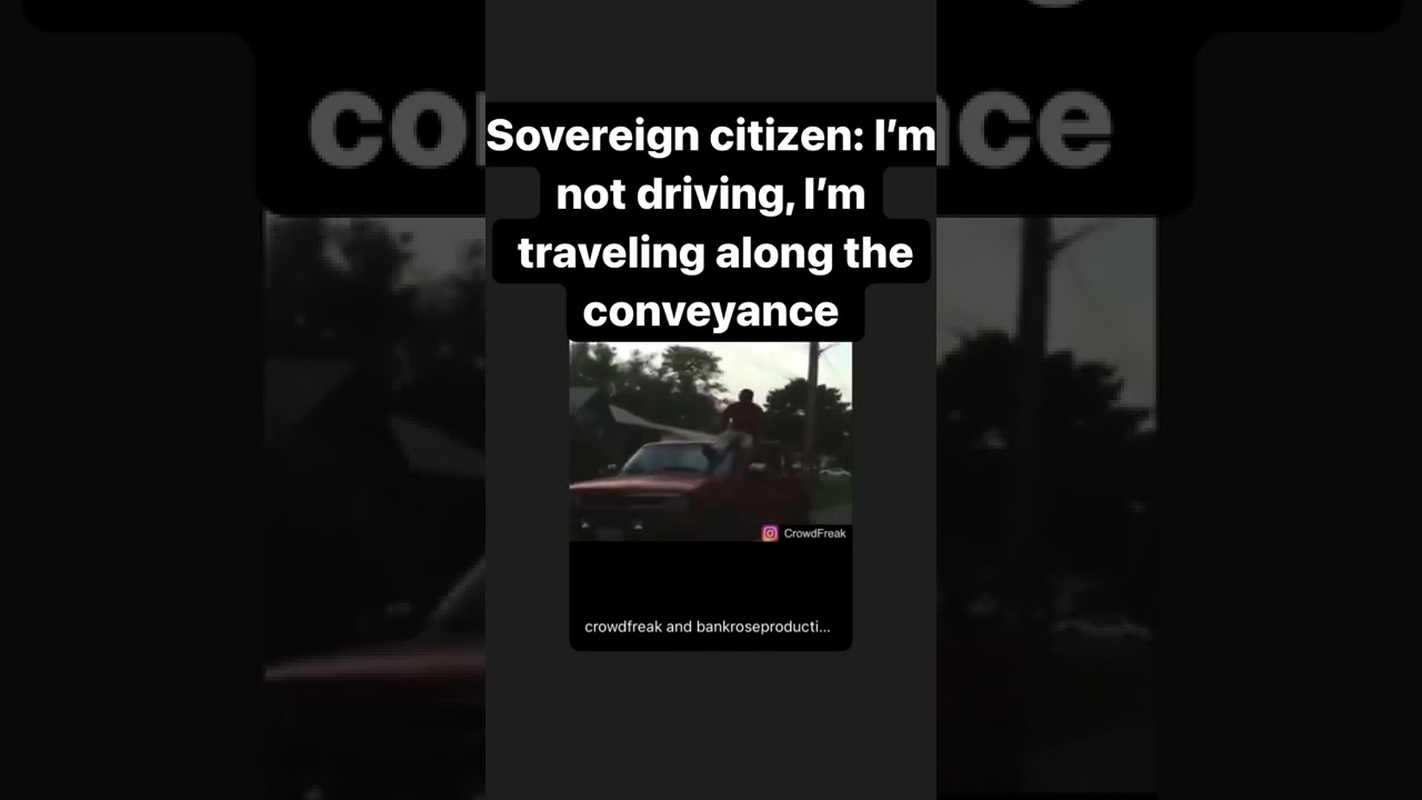 Sovereign citizens right to travel fail