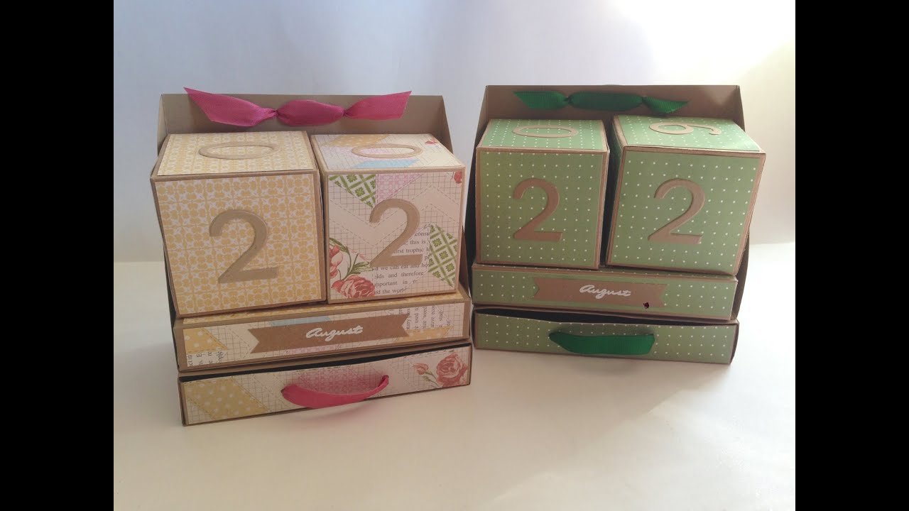 Fun Friday:  Perpetual Calendar with a Drawer