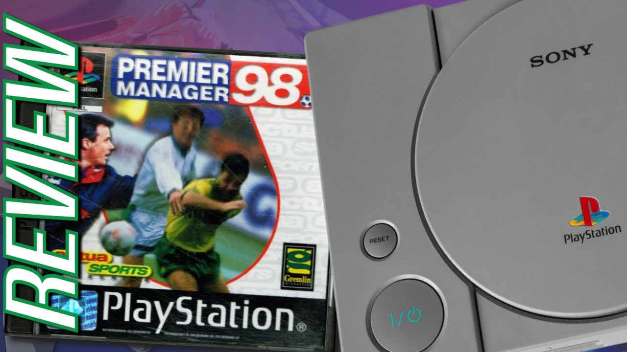 PREMIER MANAGER 98 PS1 Review |PS1 Soccer Management Simulator|