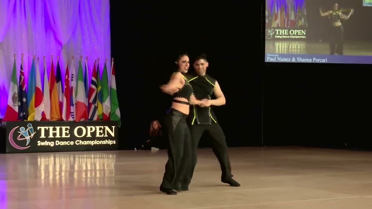 The Open Swing Dance Championships 2025 Showcase Division 6th Place - Paul Nunez & Shanna Porcari