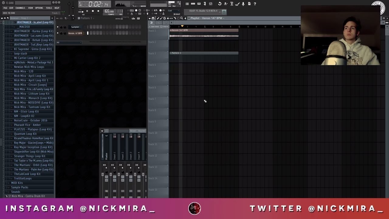NICK MIRA MAKING 10 BEATS IN 3 HOURS - 