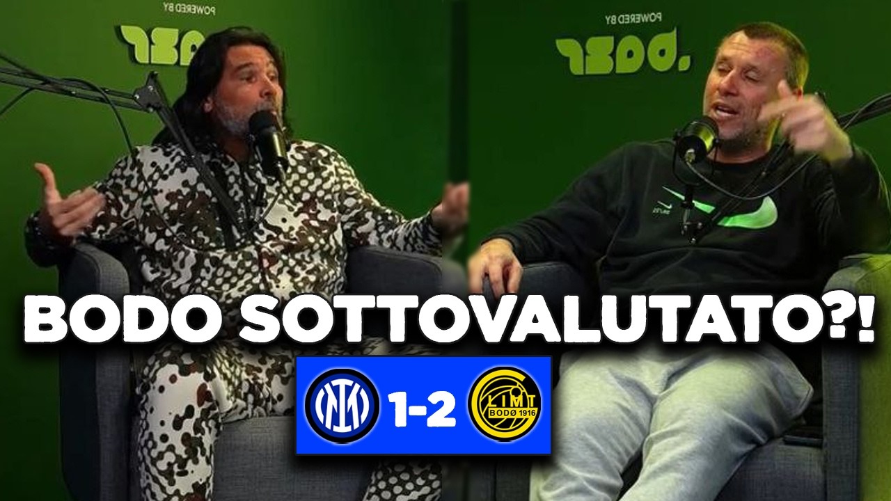Inter 1-2 Bodo “Sarà fallimento il progetto Chivu per l’Inter?” Cassano e Adani Commentano!