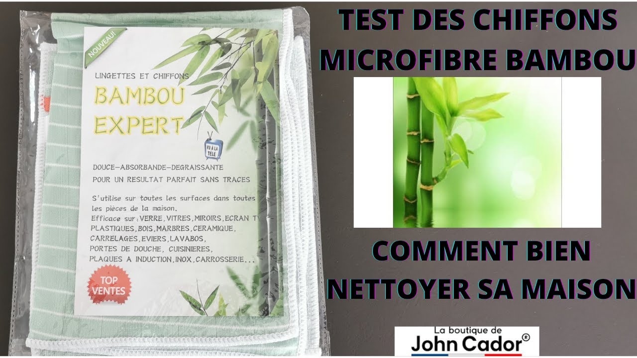 test microfibre bambou