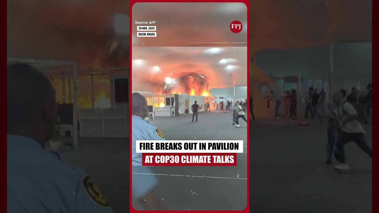 Fire Breaks Out Inside COP30 Pavilion Amid Climate Talks