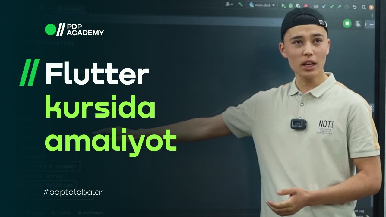 Flutter kursi talabalari amaliyoti | PDP Academy