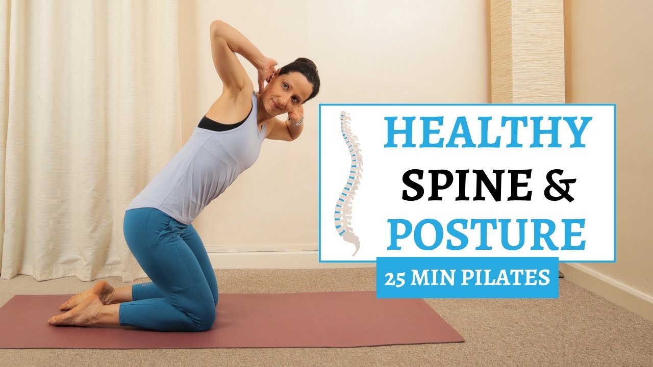 25 Min Back Pain Relief Pilates | Healthy Spine & Good Posture Workout